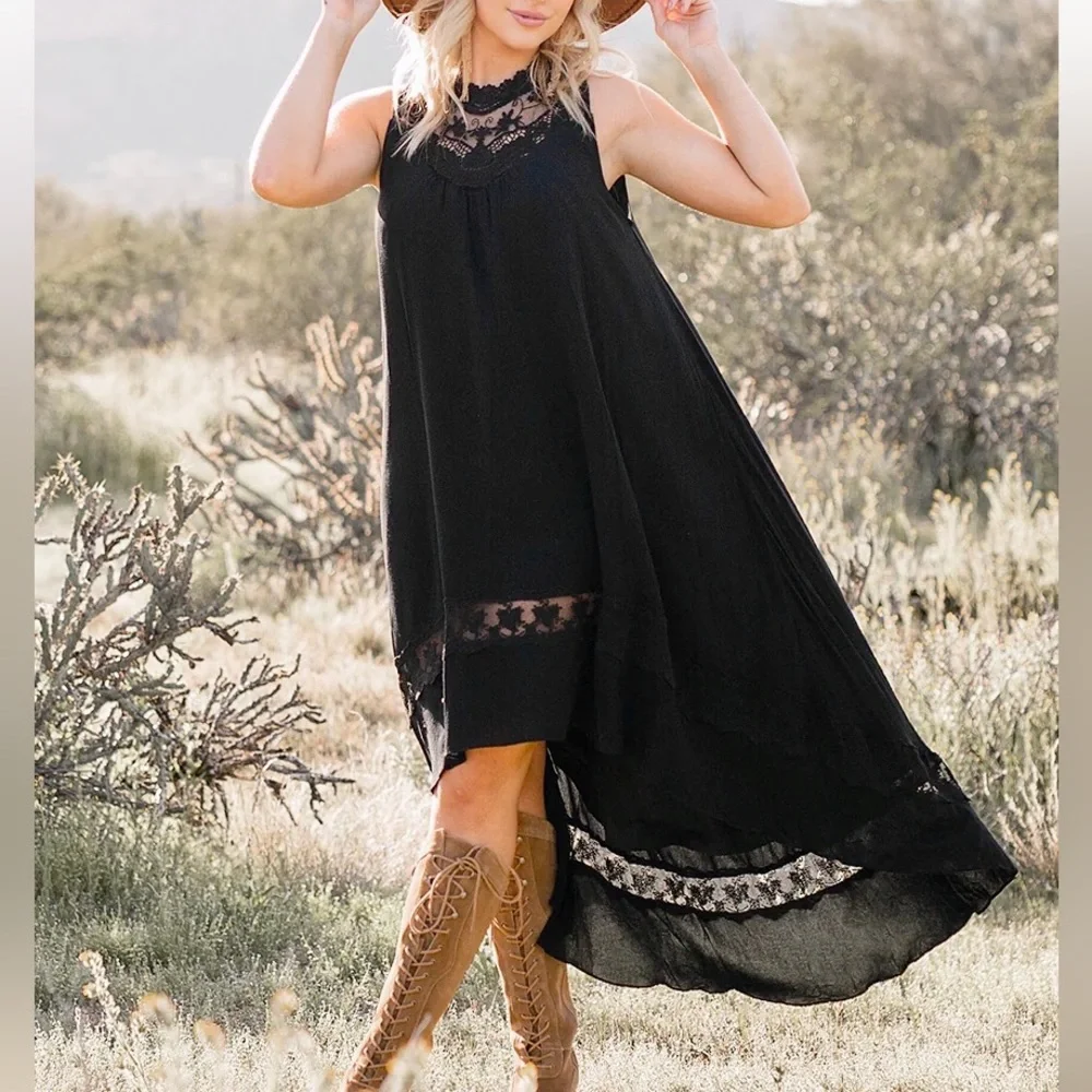 JOYFOLIE Delphinne Dress in Black, Size XS - Picture 6 of 13